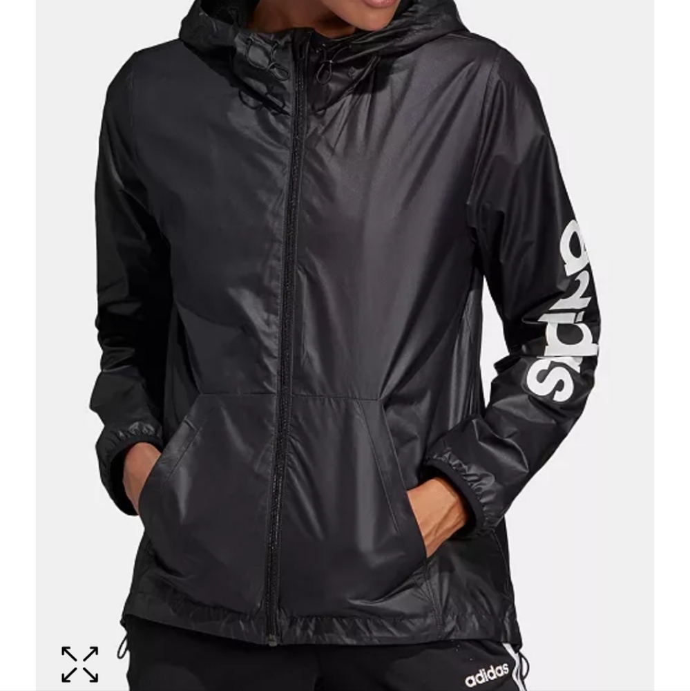 Adidas Essentials Linear Windbreaker Jacket - image 1